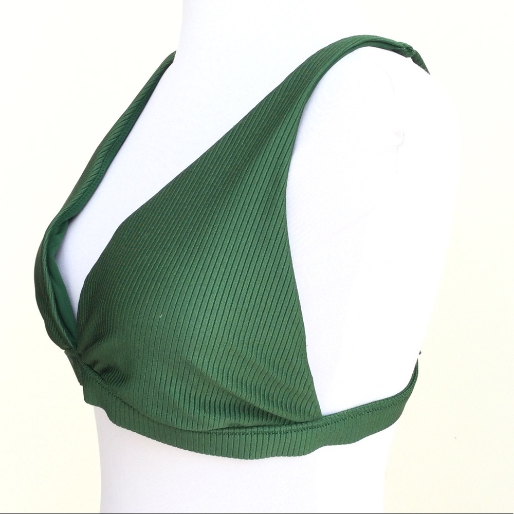Green Bikini Swim Top - Picture 3 of 4